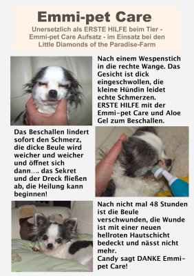 emmi pet care Anwendung